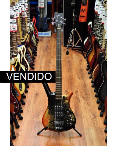 Warwick Corvette $$ 4 Special Edition Black-Orange